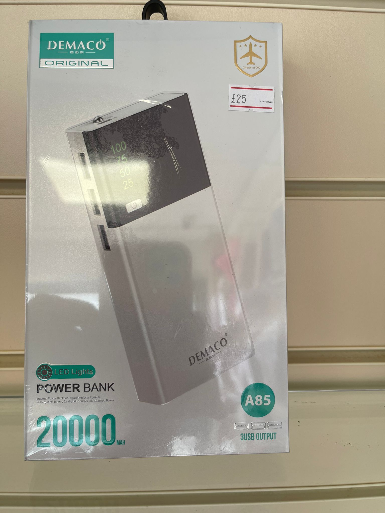 Demaco Power Bank 20000 Mah - A85