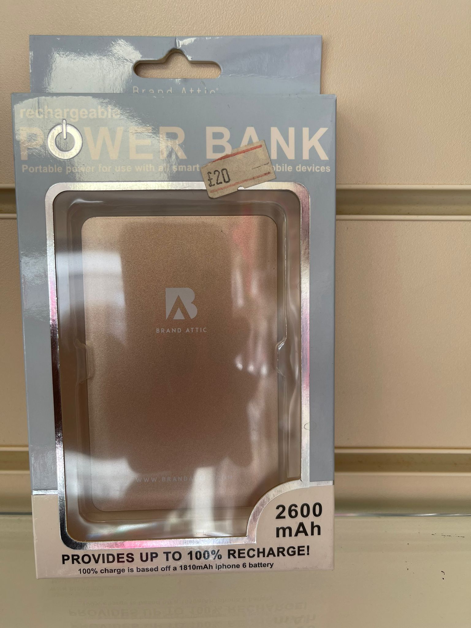 Brand Attic Power Bank 2600 Mah