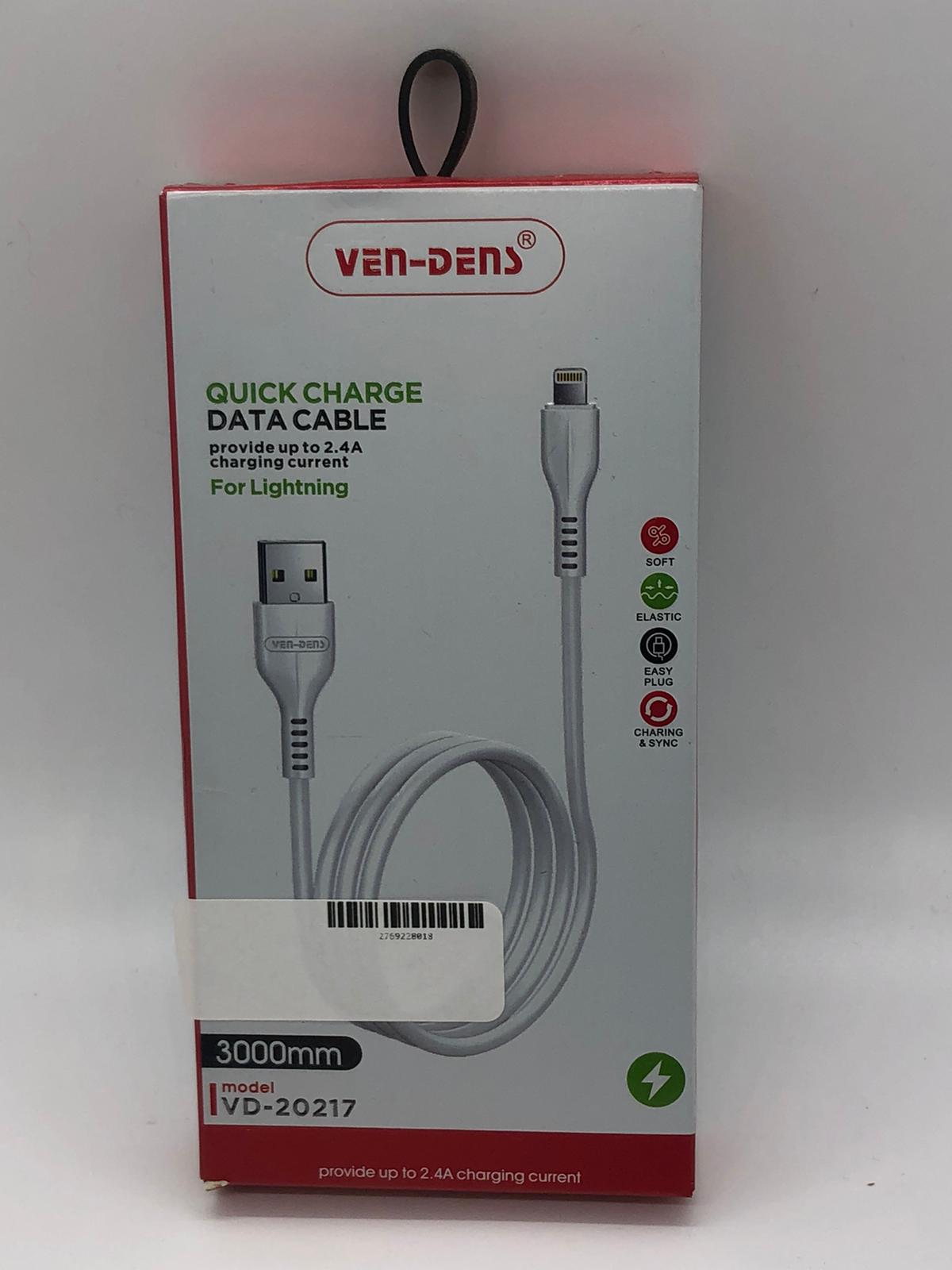 Ven-dens Quick Charge Data Cable