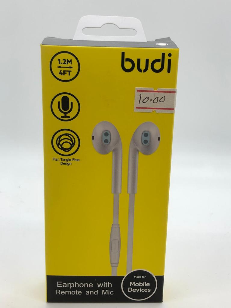 Budi Earphone With Mic And Remote