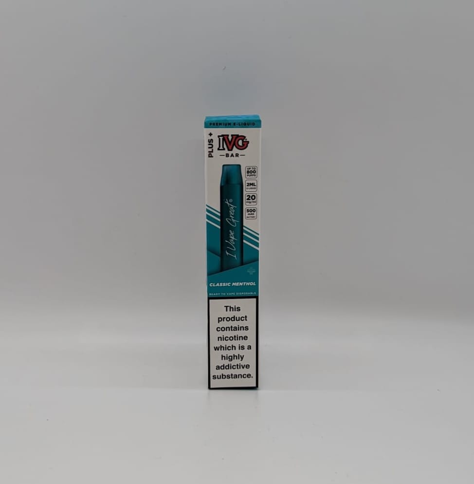 Ivg Bar Disposable Vape Plus  Classic Menthol 20 Mg/ml