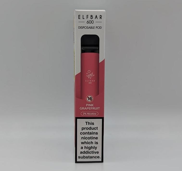 Elfbar  600  Disposable Pod Pink Grapefruit