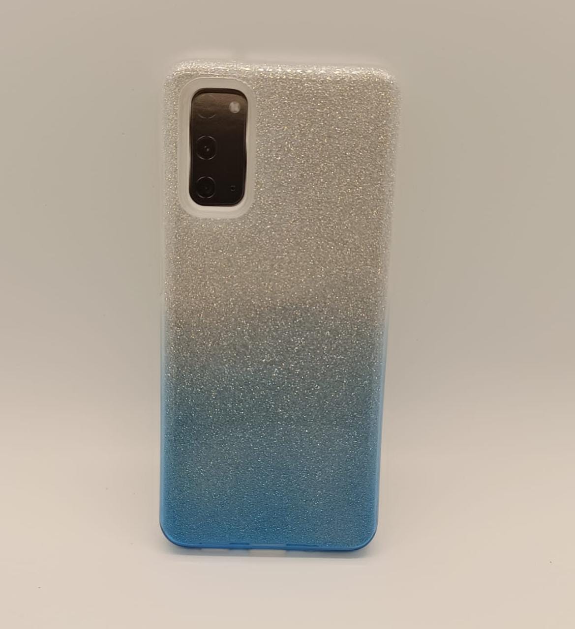 Samsung S20 Silver Blue Phone Case