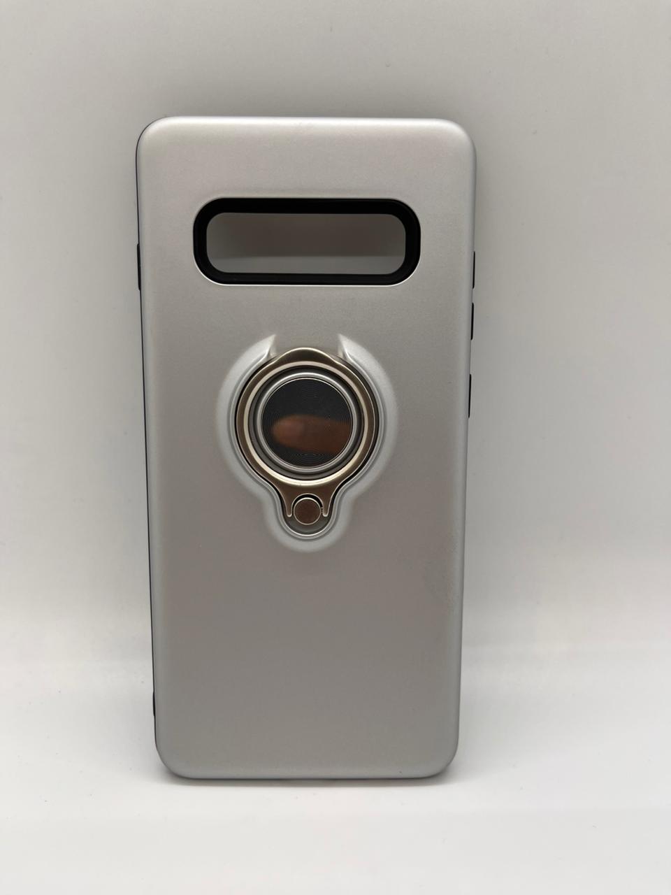 Samsung S10 Plus Ring Case  Silver