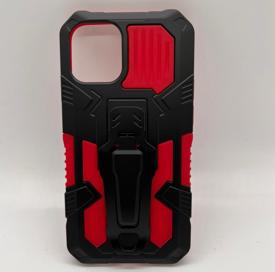 I Phone 12 Mini Black & Red Case