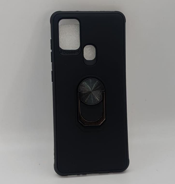 Samsung A21s Ring Case Black