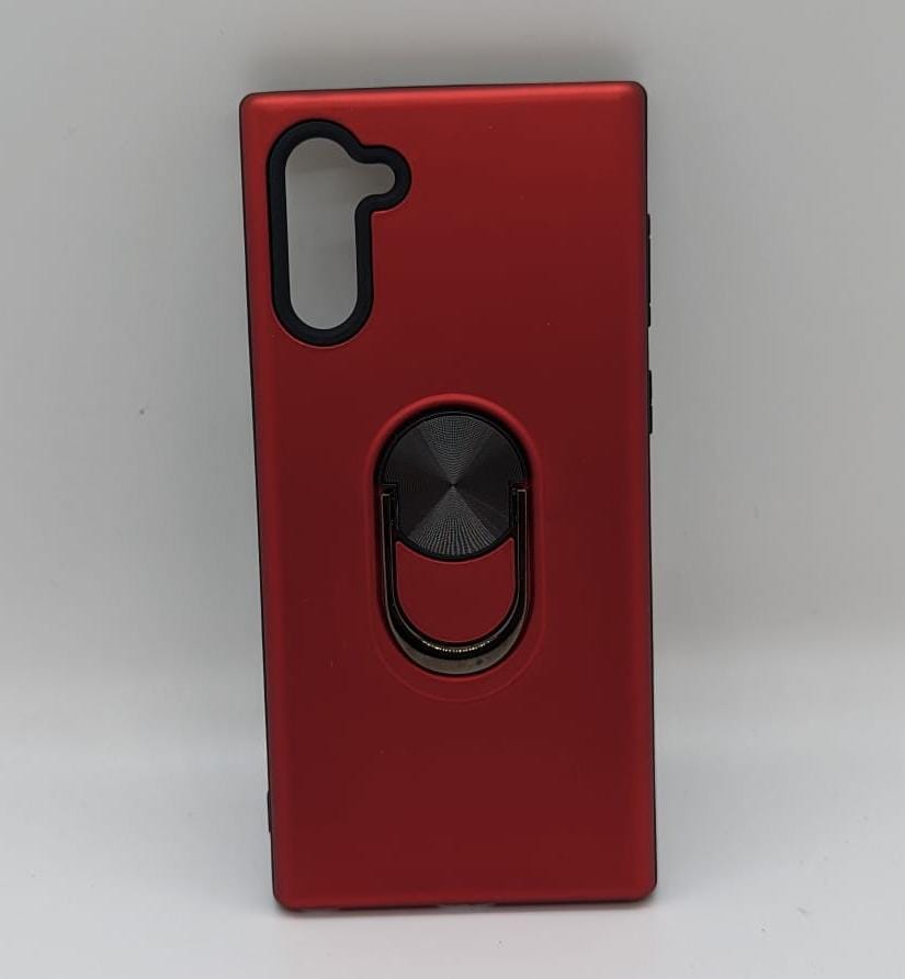 Samsung Note 10  Ring Case Red