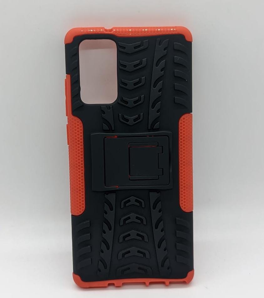 Samsung  Note 20 Black & Orange Border Case