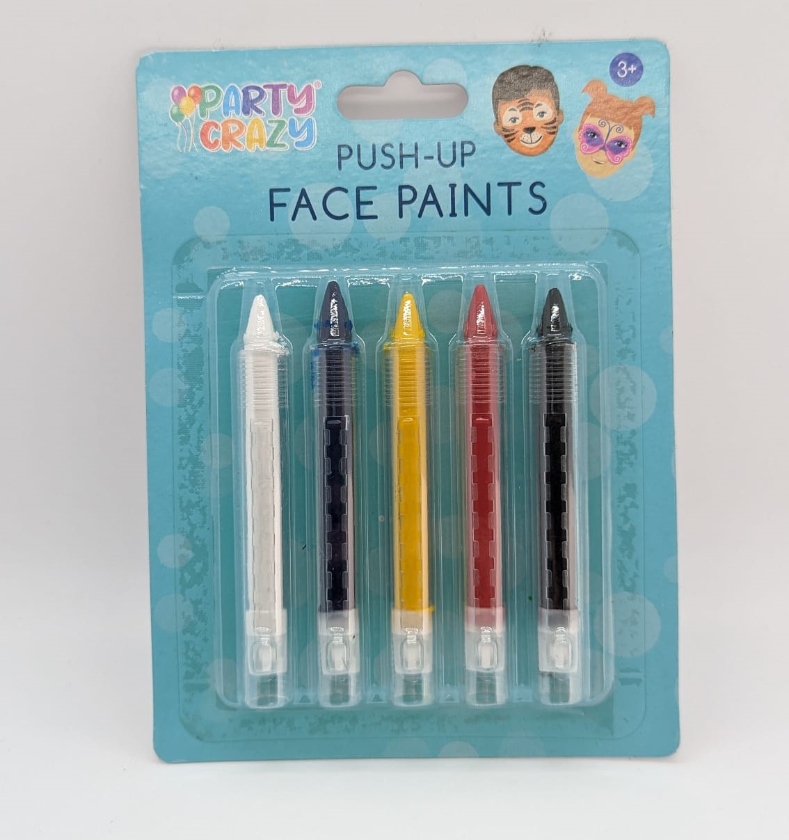 Push-up Face Paint Crayons-pack Of 5